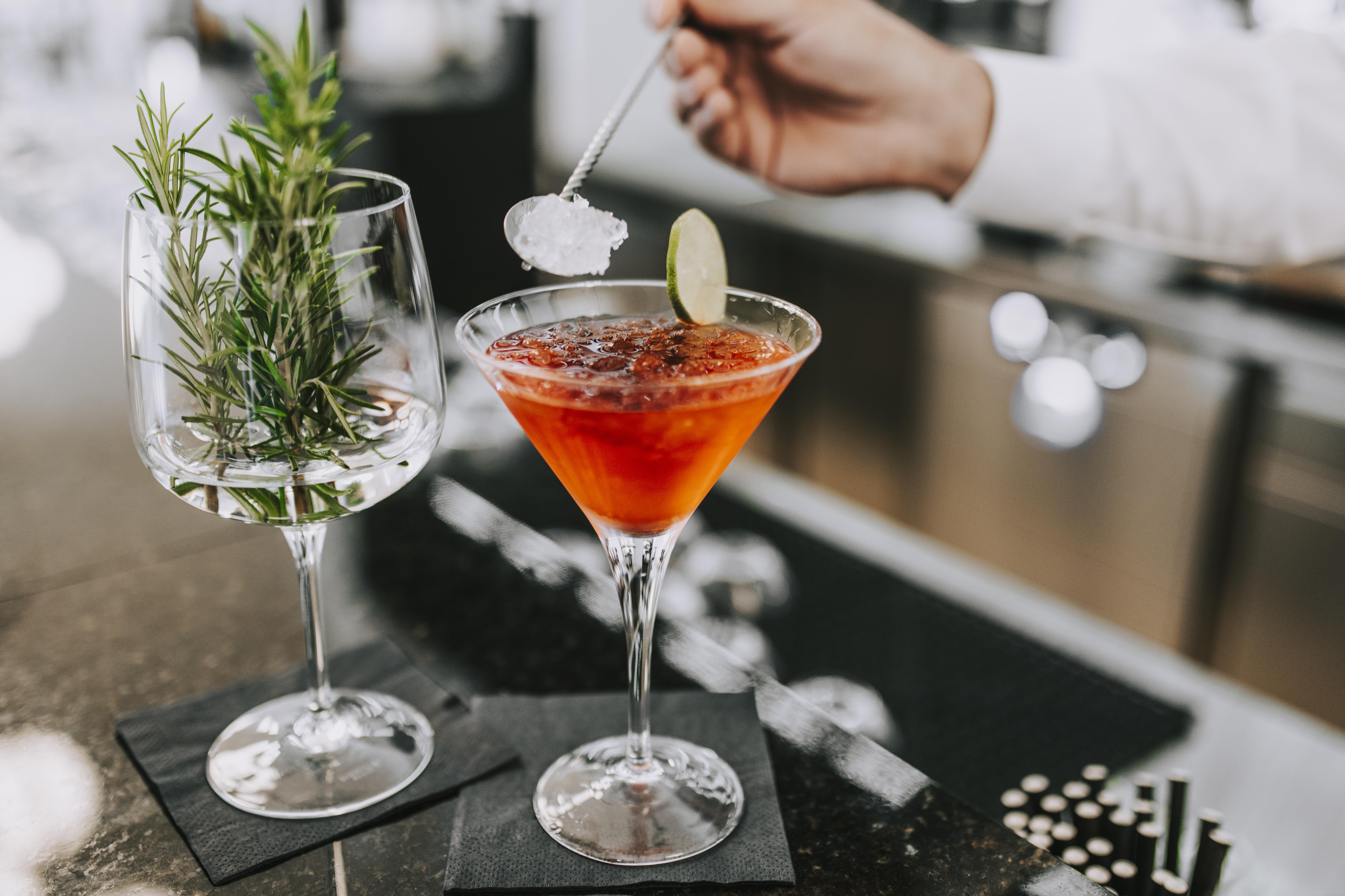 Hotel Miramare Crikvenica Ngoại thất bức ảnh A bartender adding a sugar cube to a cocktail